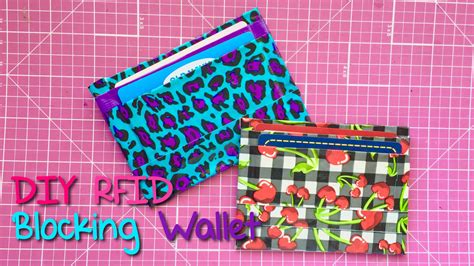 rfid protection wallet diy|make your own rfid wallet.